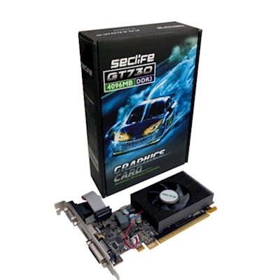 Seclife Geforce GT730 4GB DDR3 128 Bit DVI HDMI VGA Ekran Kartı